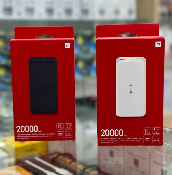 🔋 Power Bank MI 20000mAh – شحن قوي يدوم طويلاً