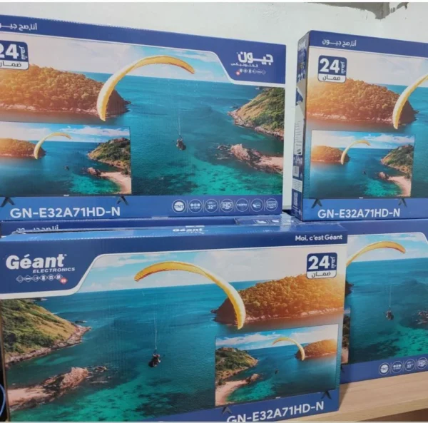 ⁦Téléviseur Géant 32 Pouces QLED HD – Slim, Freemless + Garantie 24 mois⁩ - الصورة ⁦2⁩