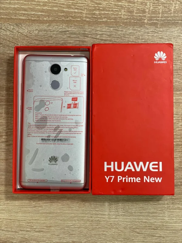 📱 Huawei Y7 Prime معاد تصنيعه - 6/64GB - بطارية قوية - ثنائي الشريحة | توصيل لجميع الولايات